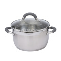 Stainless Stee Camping Casserole With Glass Lids